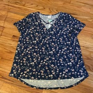 Kaileigh cross neck top